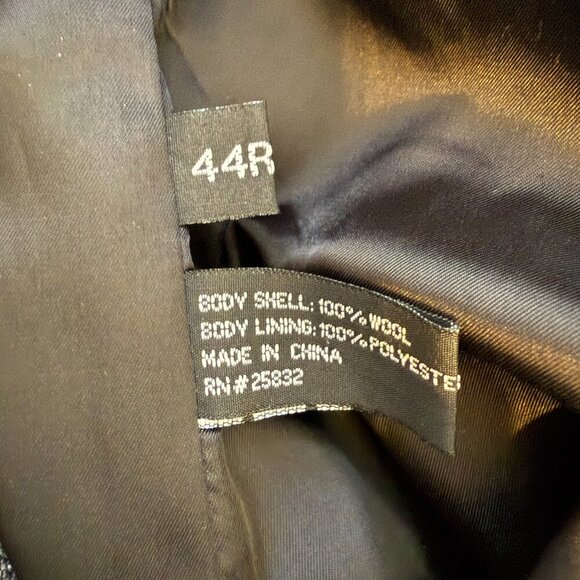 Circle S Western Plaid Wool Sport Coat Dinner Jacket Blazer Men 44R Brown Cowboy - Picture 13 of 14